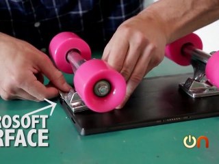 La Surface en  Skateboard ? Test de solidité
