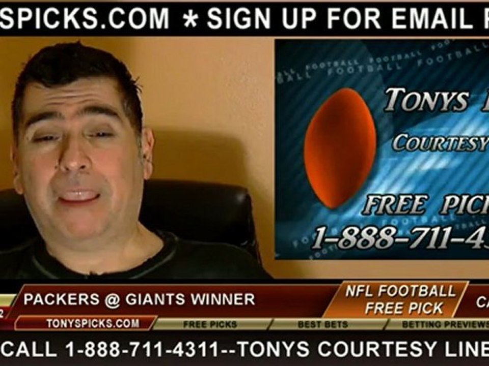 Green Bay Packers versus New York Giants Pick Prediction NFL Pro Football Odds Preview 11-25-2012