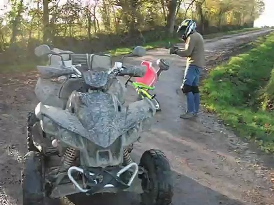 drift trike en normandie dans la manche : 2 ème descente le 1er jour(22 nov 2012)