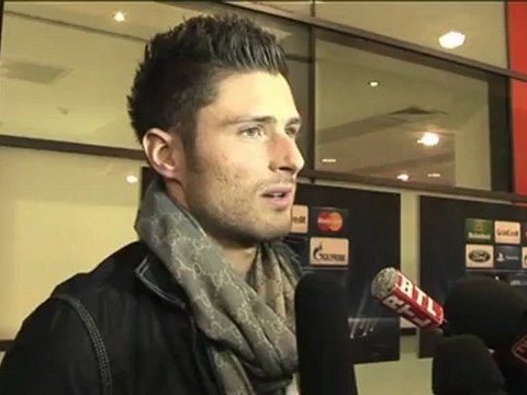 Groupe B -Giroud souhaite bonne chance à Montpellier