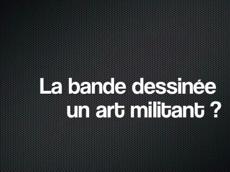 Jean-Claude Denis - Zone Blanche - La bande dessinée, un art militant ?