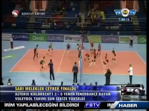 21 Kasım 2012 Sarı Melekler Çeyrek Finalde