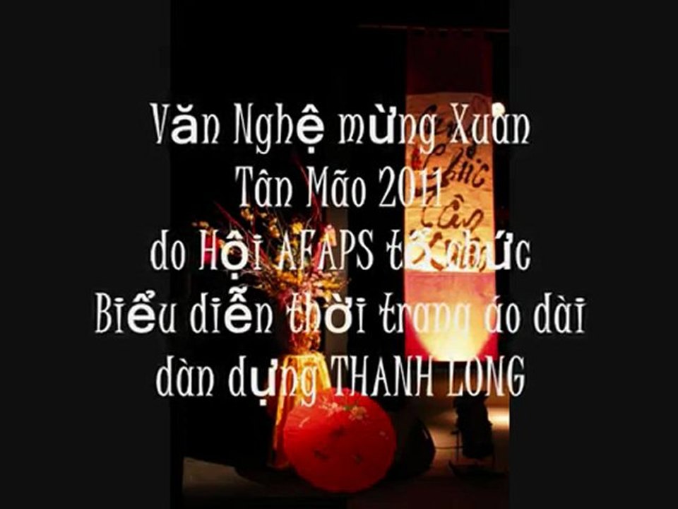 01. Biểu diễn thời trang áo dài - BVN Linh Sơn ( AFAPS 22-01-11 )
