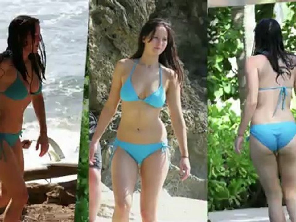 Jennifer Lawrence Cups Her Coconuts in a Bikini in Hawaii - video  Dailymotion