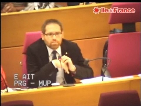 Région IDF : Orientations Budgétaires 2013 - Eddie AÏT