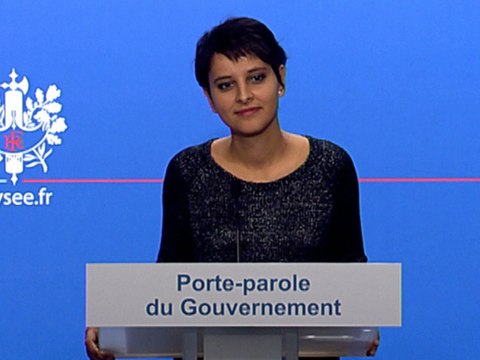 Point de presse du 21 novembre 2012 de Najat Vallaud-Belkacem
