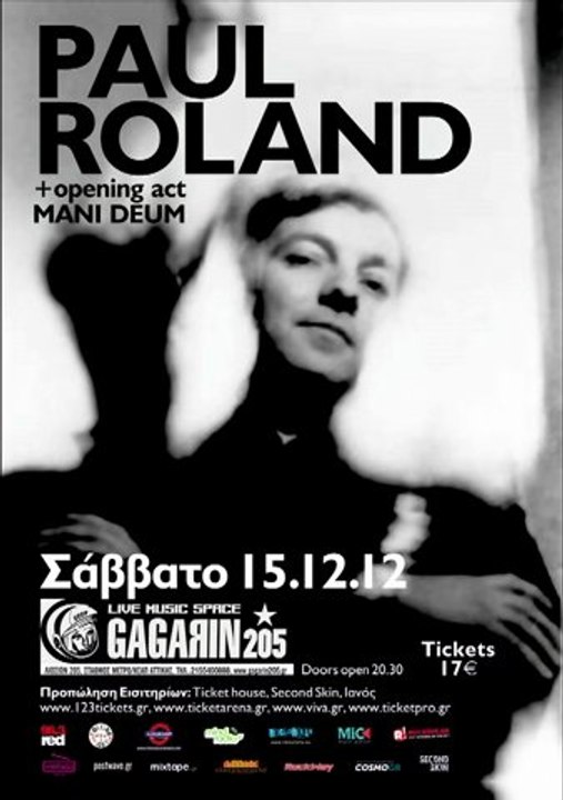 Paul Roland - 15.12.2012 @ Gagarin 205 RADIO SPOT