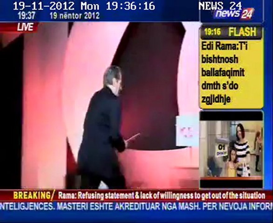 News 24 LIVE 100 Vjetori i Albtelekomit 19.11.2012