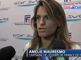 Tennis: le fonctionnement de Bartoli "incompatible" avec la Fed Cup, selon Mauresmo