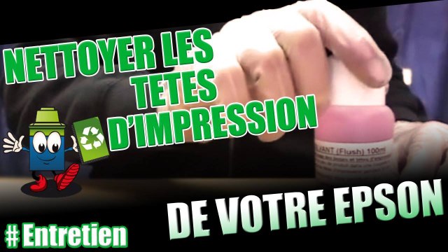 Comment récupérer des têtes d'impression Epson avec du solvant Encros