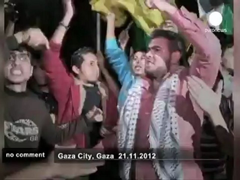Réjouissances à Gaza après l'annonce de... - no comment