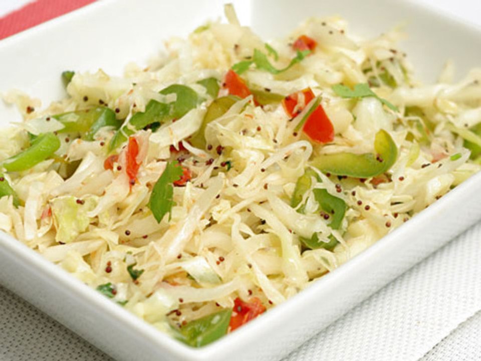 Salade de chou à l'indienne