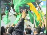 Gaza: les Palestiniens du Hamas et du Fatah fêtent la...