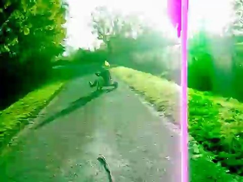 drift trike en normandie dans la manche : 3ème essais le 1er jour + petite chute à la fin ..MDR...