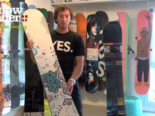 Snowleader présente la board Elle de Nidecker