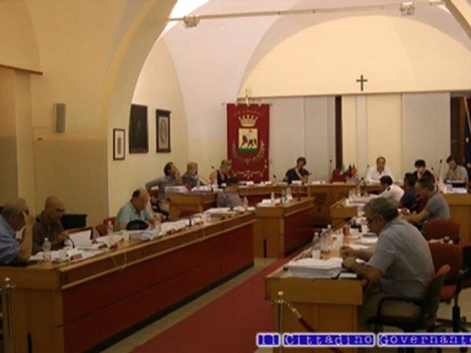Consiglio comunale 10 agosto 2012 intervento Cameli