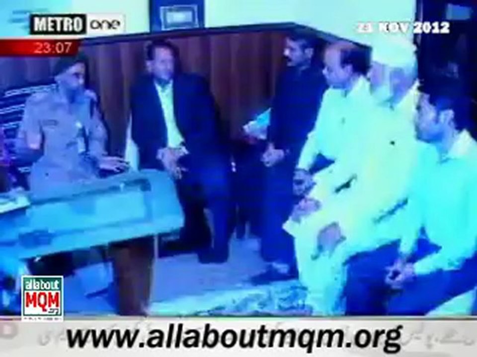 MQM representative monitor Muharram arrangements around the Imambargahs in Karachi