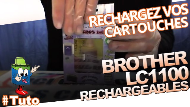 Rechargez des Cartouches Brother LC-1100 rechargeables