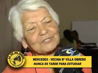 La voz del Barrio "Vecina de Villa Obrero"