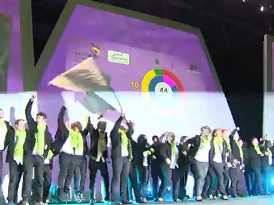 Cérémonie d'ouverture 2012 - 42e Olympiades des Métiers