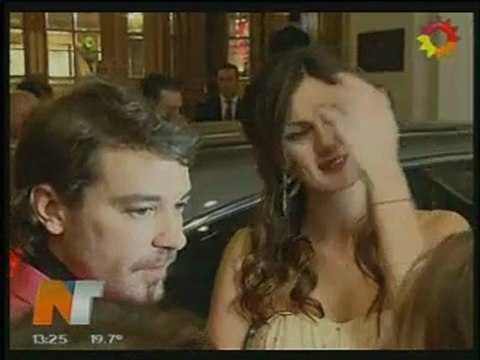 Imágenes de Pedro y Paula en el Noticiero del Trece (personajes del año Gente) - 22 de Noviembre