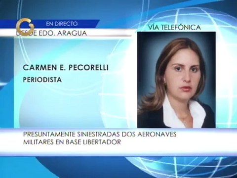 Extraoficial: 3 heridos y un fallecido deja colisión de aviones en la Base Aérea Libertador de Palo Negro