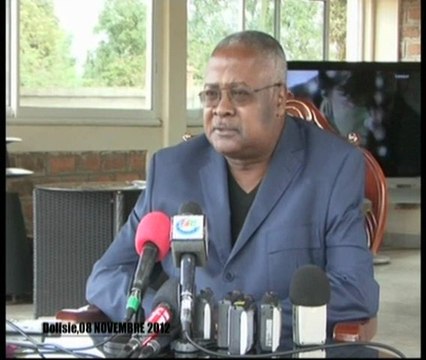 Nimi Madingou face à la presse sur la crise à l'UPADS - Dolisie - 8 nov 2012