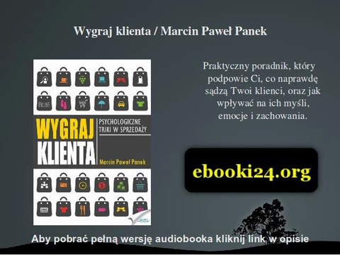 Wygraj klienta / Marcin Paweł Panek