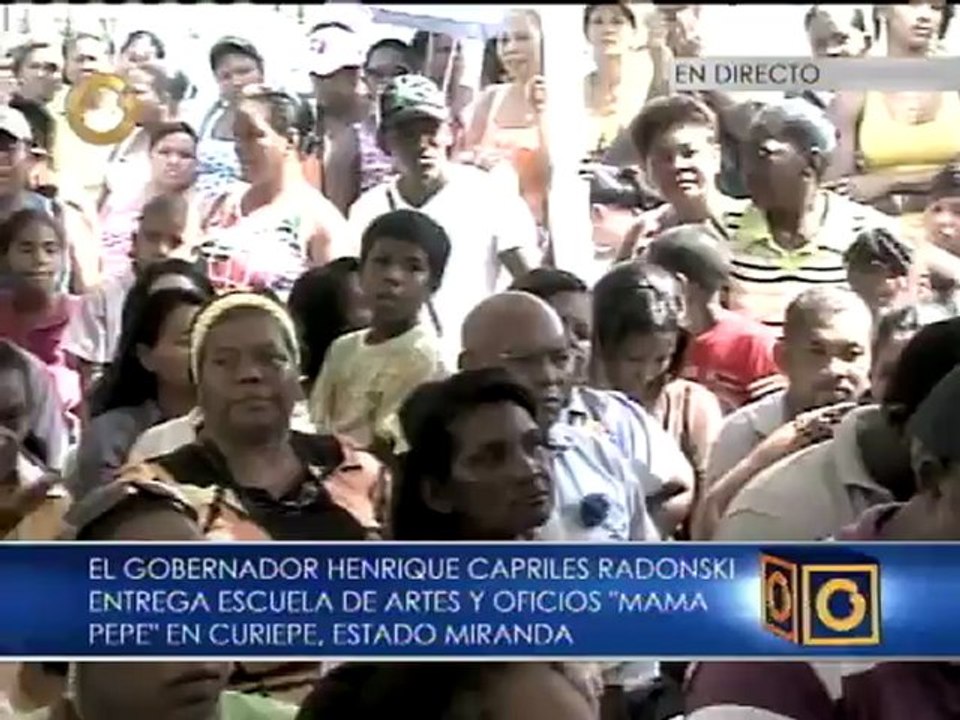 Capriles: el 16D decidiremos si continuamos fortaleciendo nuestras escuelas y apoyando a los emprendedores