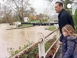 Britain battered by wind and rain