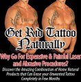 Get Rid of Tattoo naturally - How to Remove Unwanted Tattoo Using Natural Products