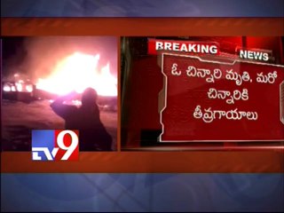 Huge fire accident at Manikonda in Hyderabad - Part 2