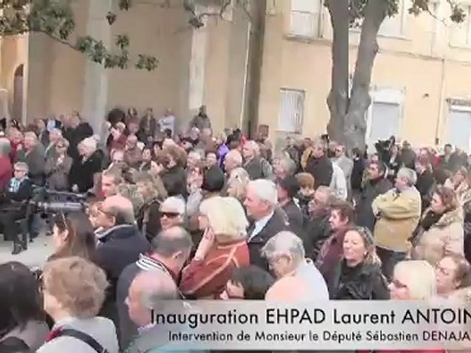AGDE - 2012 - Inauguration EHPAD - Intervention de Sébastien DENAJA