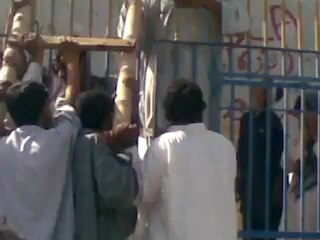 Azad Balochistan Flag on the top of Babe Balochistan HUB