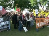 Protesto de estudantes em Portugal