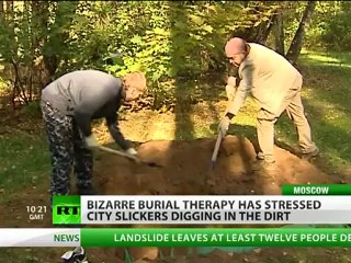 Buried Alive: 20 min 'death' heals stress