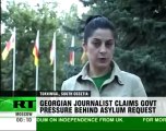 Georgian journalist seeks asylum