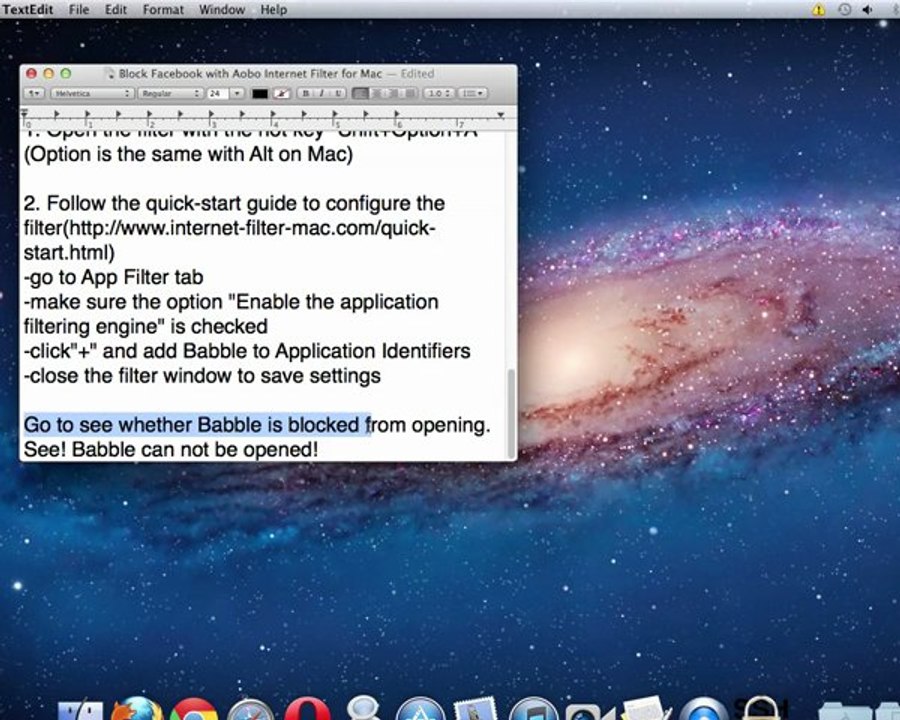 How to Use Aobo Filter to Block Facebook on Mac