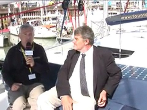 19/09/2011 - Sanya 57 du chantier Fountaine Pajot sur le Grand Pavois 2011 de la Rochelle