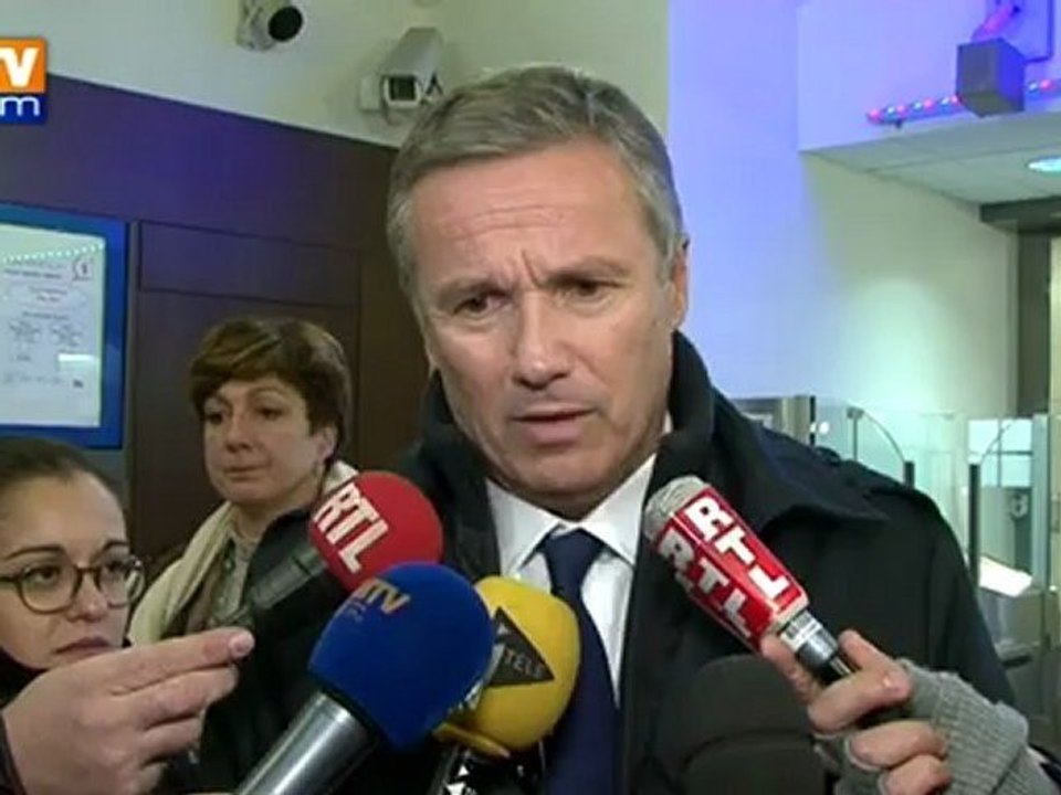 Dupont-Aignan : l'accident de Yerres est "une tragédie pour la victime et pour celle qui l'a poussée"