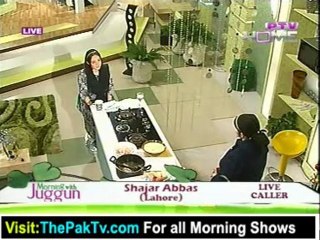 Morning With Juggan By PTV Home - 23rd November 2012 - Part 1