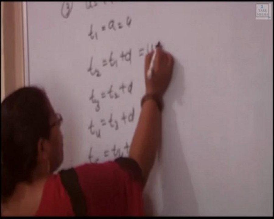 Arithmetic Progression and Geometric Progression Exercise Algebra Chapter 1.2.2 Ssc (Tenth standard)