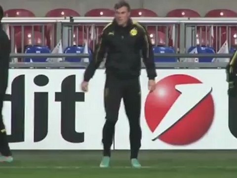 Mario Götze jongle avec son chewing-gum