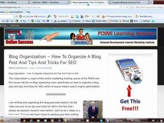 Blog Organization - How To Organize A Blog Post And Tips And Tricks For SEO