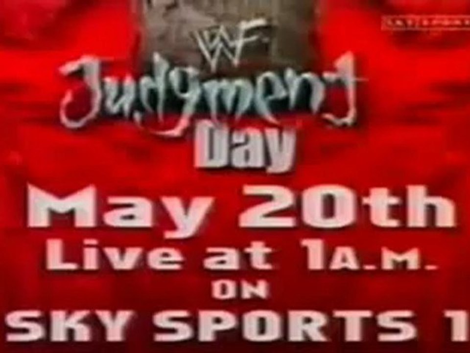 WWF Judgement Day 2001 Commercial
