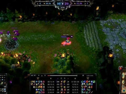 Ezreal mongolise contre les sbires - League of legends