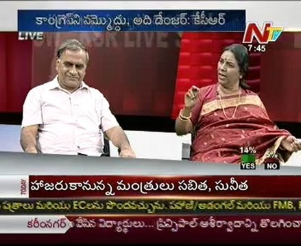 Live Show with KSR - Telakapalli Ravi-Cong Puspa leela-YSR Cong Ambati-TJAC Srinivas Goud - 01