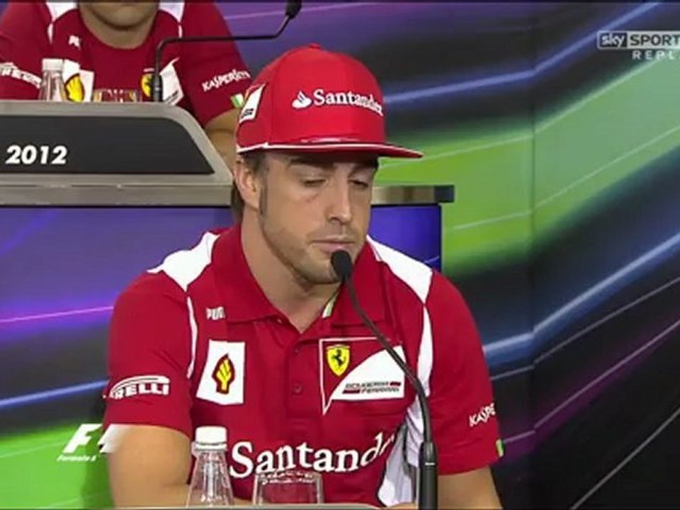 2012 Brazil F1 Drivers Press Conference