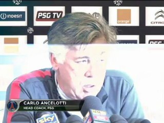 14e journée - Ancelotti : '' J'attends la confirmation''