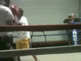 Matt sparring at JL Tepito Boxing Club